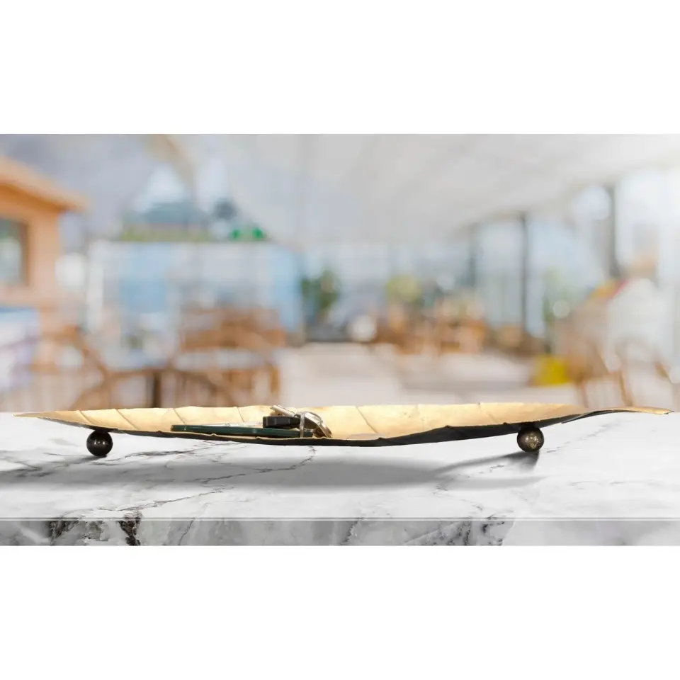 ORNAMENT LEAF TRAY LONG