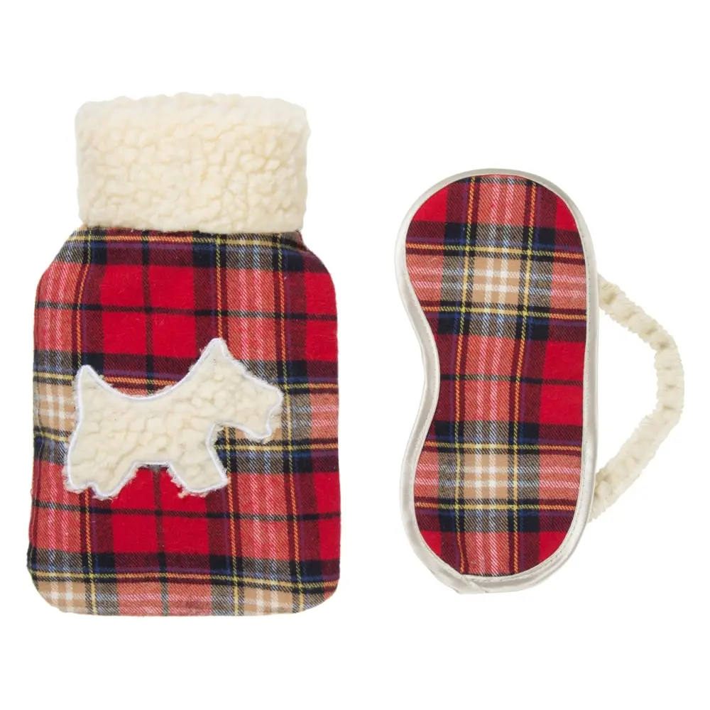 HOT WATER BAG + EYE MASK DOG PRINT