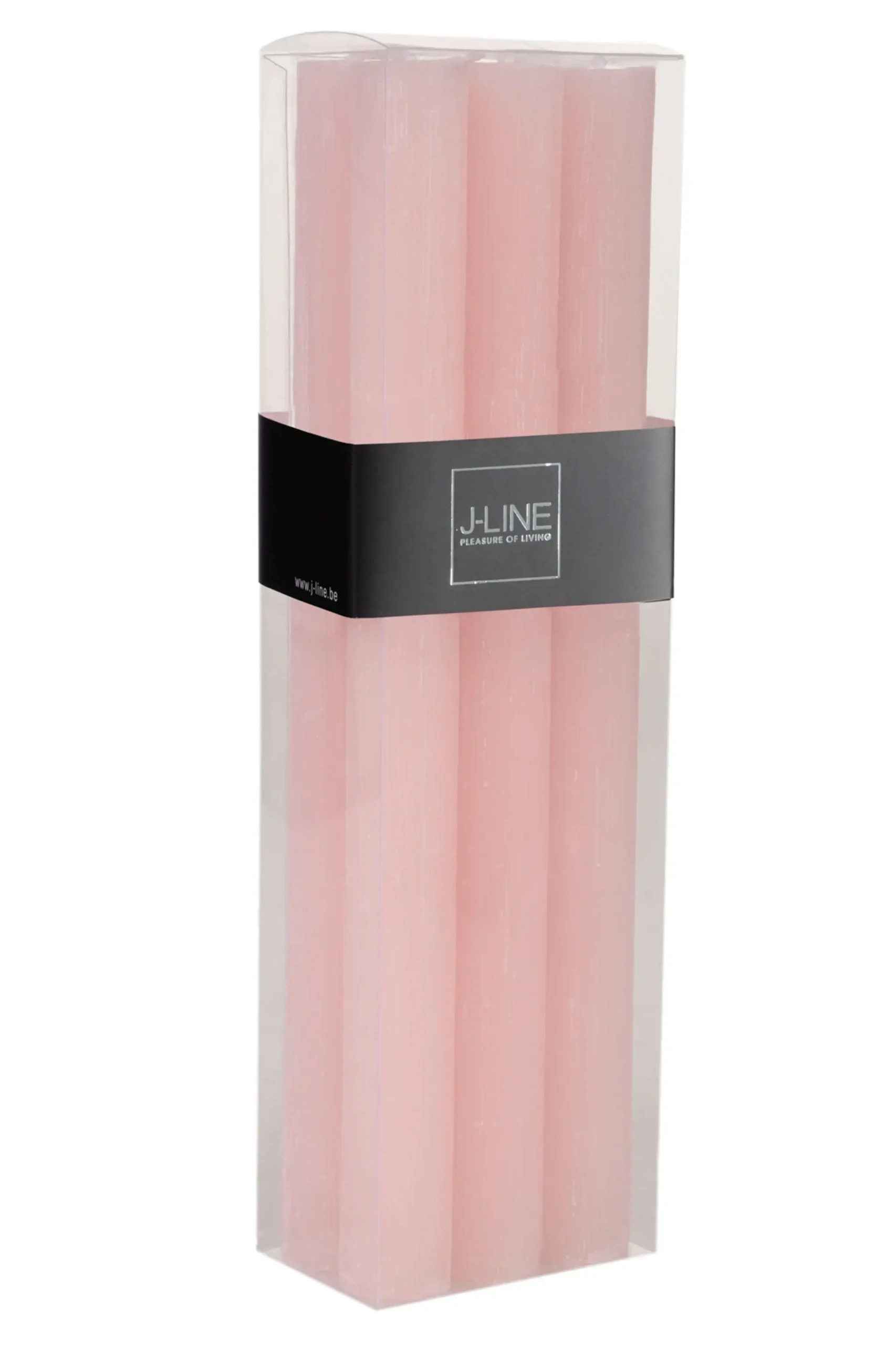 TABLE CANDLES PINK BOX OF 6
