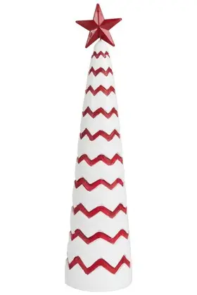 CHRISTMAS TREE CEMENT ORNAMENT L