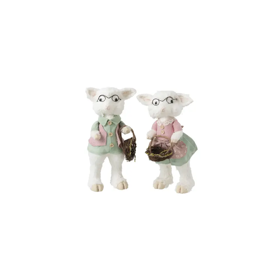 SHEEP STANDING ORNAMENT BOHO JUTE BOY